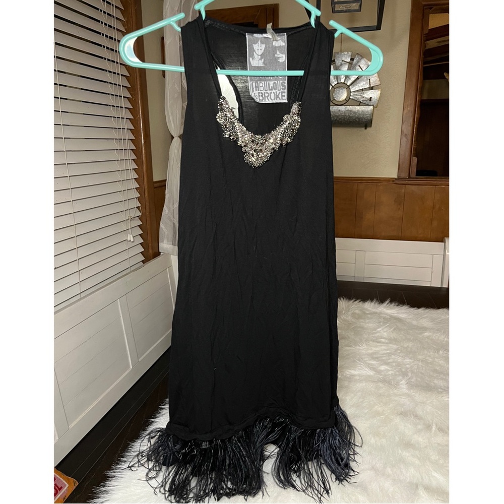 Young Fabulous & Broke Women's Dress Fringe Size S